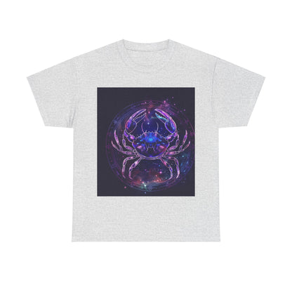 Zodiac Cancer Unisex Heavy Cotton Tee
