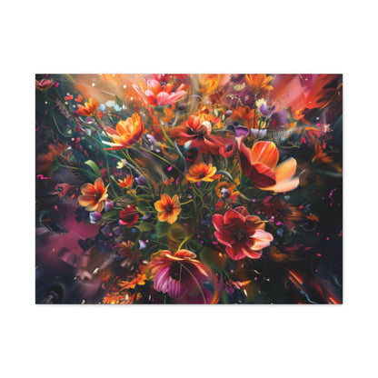Flower Power Matte Canvas, Stretched, 1.25"