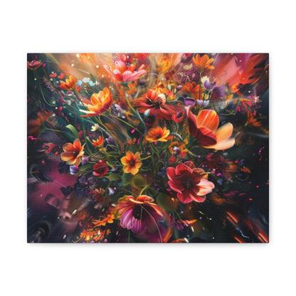 Flower Power Matte Canvas, Stretched, 1.25"