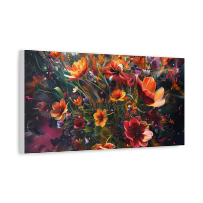 Flower Power Matte Canvas, Stretched, 1.25"