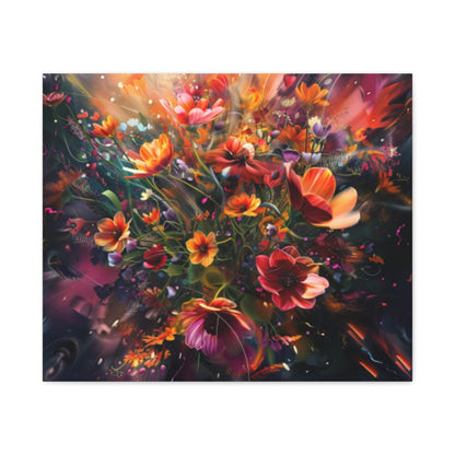 Flower Power Matte Canvas, Stretched, 1.25"