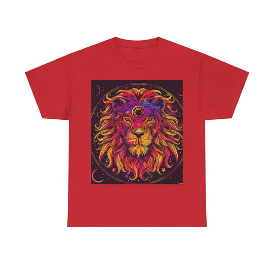 Leo zodiac Unisex Heavy Cotton Tee