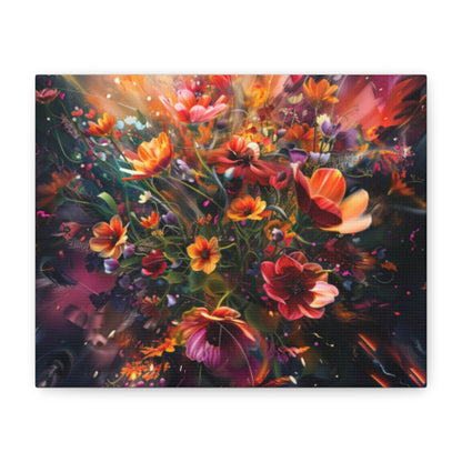 Flower Power Matte Canvas, Stretched, 1.25"
