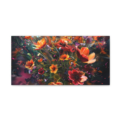 Flower Power Matte Canvas, Stretched, 1.25"