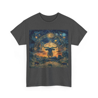 Taurus Zodiac Unisex Heavy Cotton Tee Magical Clothing