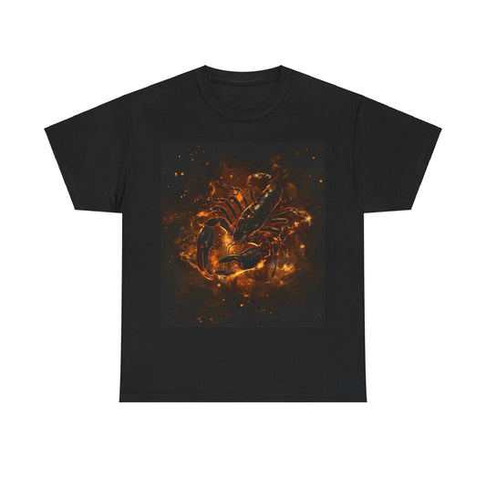Scorpio zodiac Unisex Heavy Cotton Tee