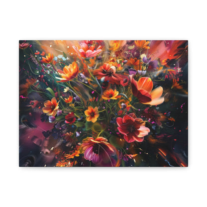 Flower Power Matte Canvas, Stretched, 1.25"