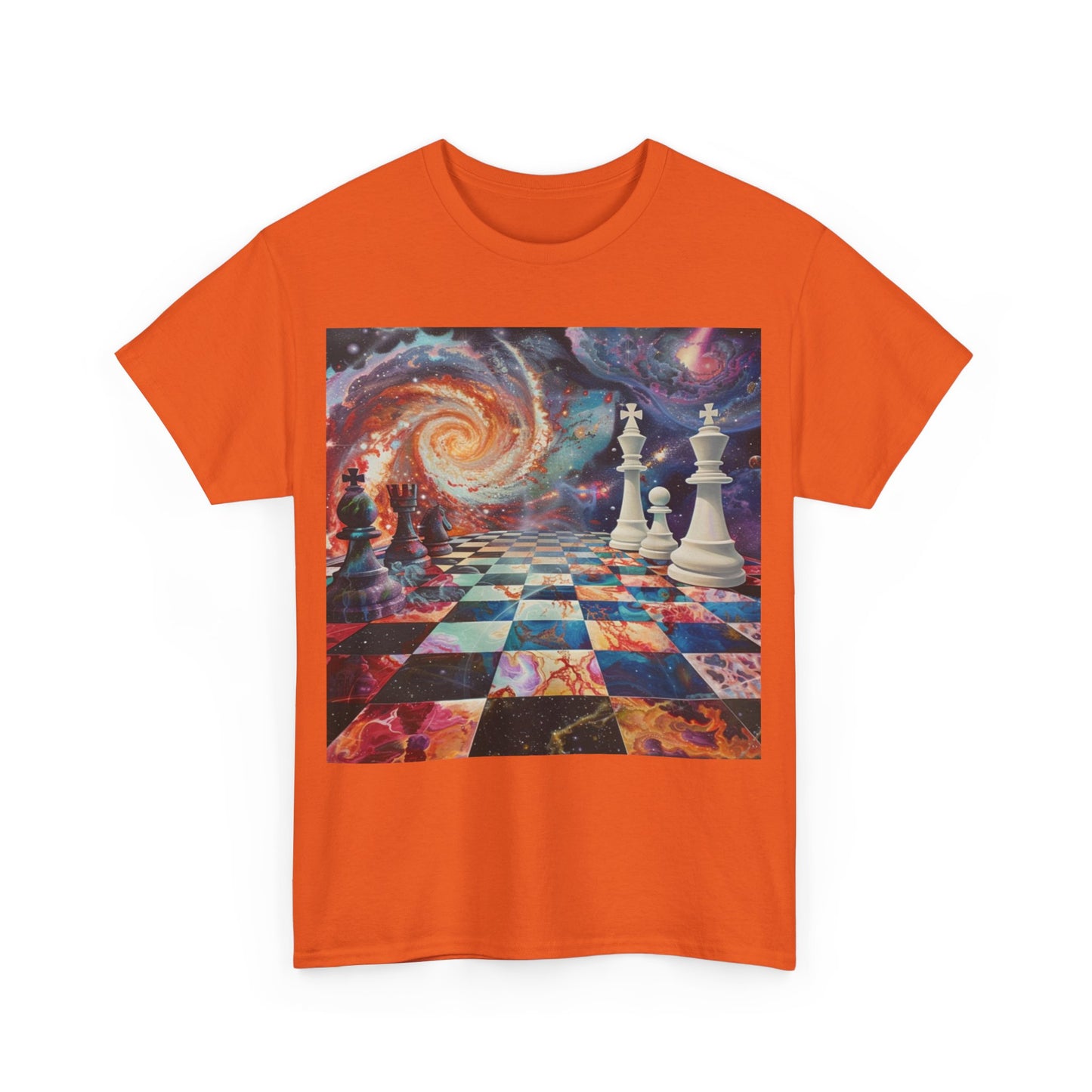 Cosmic Chess Unisex Heavy Cotton Tee