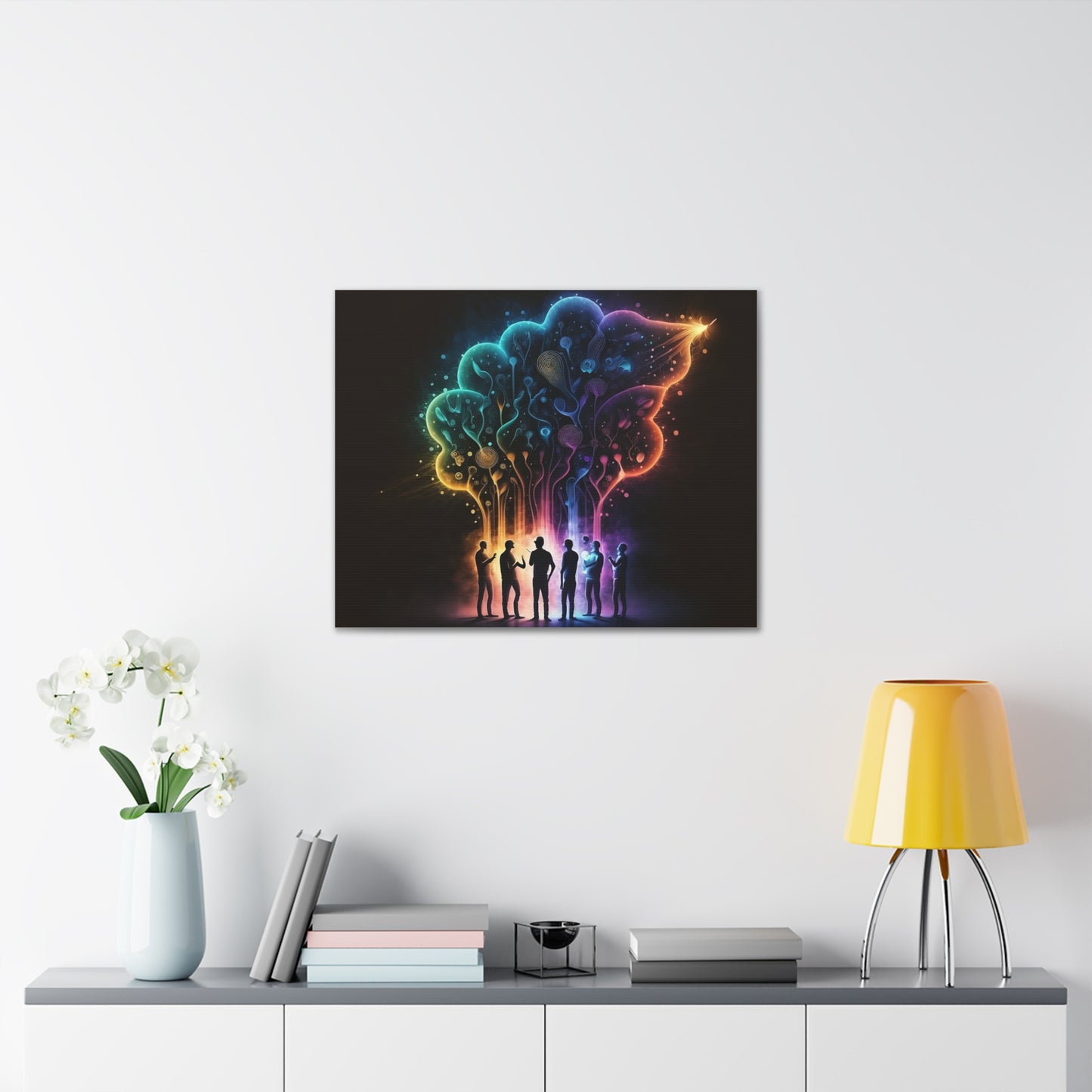 Combined Consciousness Shared Dream Canvas Spiritual Decor