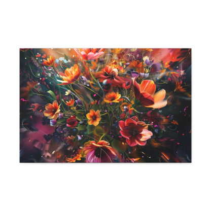 Flower Power Matte Canvas, Stretched, 1.25"