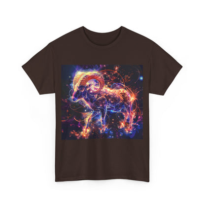 Aries zodiac Unisex Heavy Cotton Tee