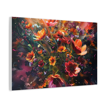 Flower Power Matte Canvas, Stretched, 1.25"