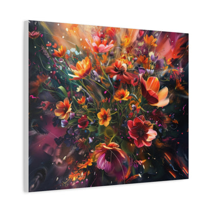Flower Power Matte Canvas, Stretched, 1.25"