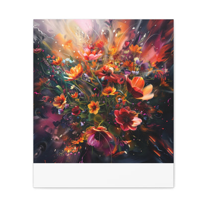 Flower Power Matte Canvas, Stretched, 1.25"