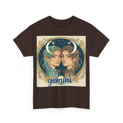 Zodiac Gemini Unisex Heavy Cotton Tee