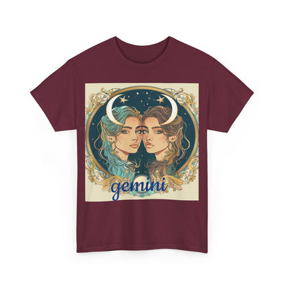 Zodiac Gemini Unisex Heavy Cotton Tee