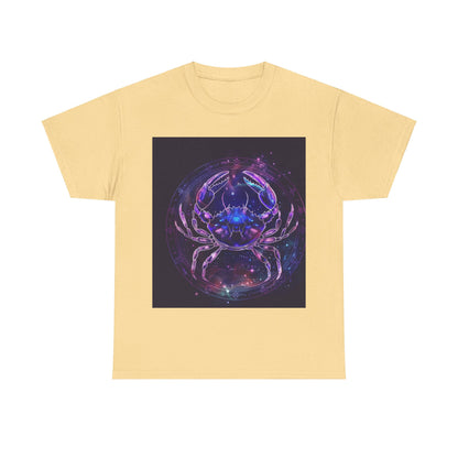 Zodiac Cancer Unisex Heavy Cotton Tee