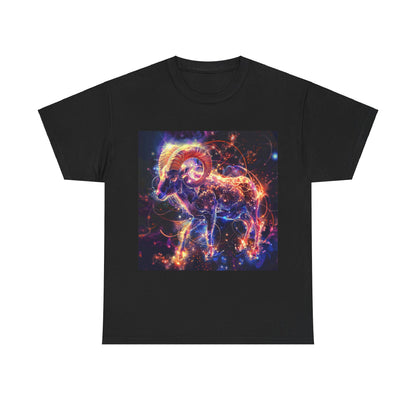 Aries zodiac Unisex Heavy Cotton Tee