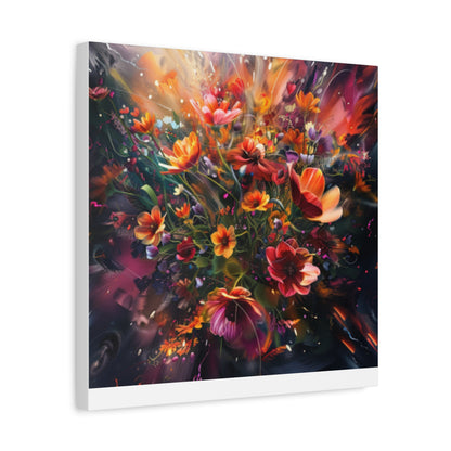 Flower Power Matte Canvas, Stretched, 1.25"