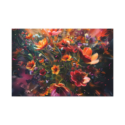 Flower Power Matte Canvas, Stretched, 1.25"