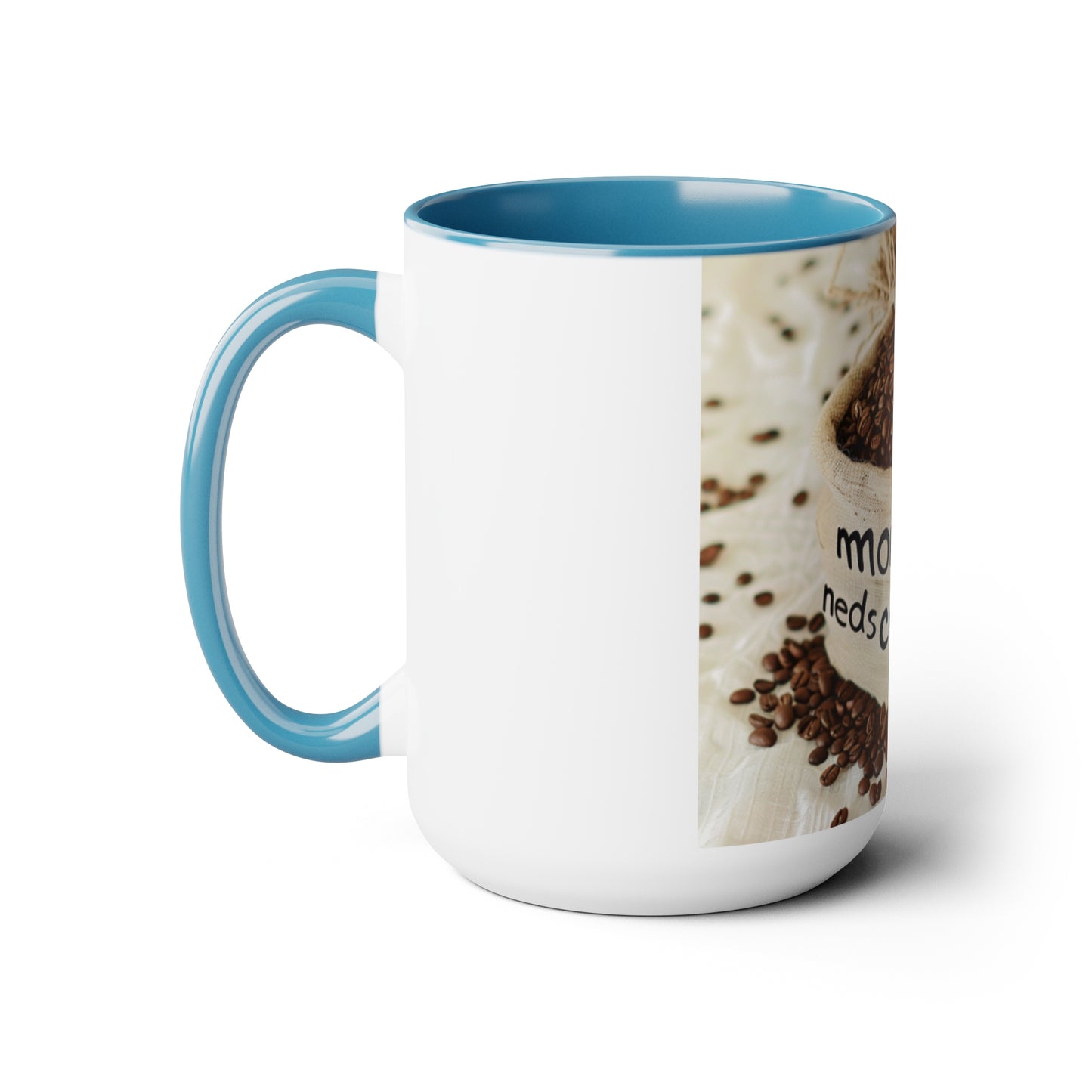 Mothers Day Two-Tone Coffee Mugs, 15oz