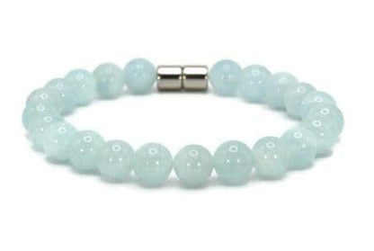 Auras by Osiris Rose Quartz Bracelet - 8mm Healing Crystal for Love, Unisex