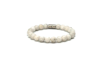 Auras by Osiris Rose Quartz Bracelet - 8mm Healing Crystal for Love, Unisex