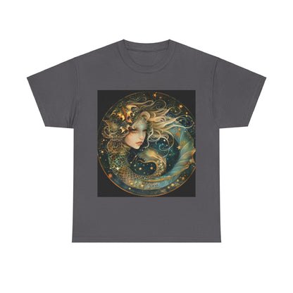 Ophiuchus zodiac Unisex Heavy Cotton Tee