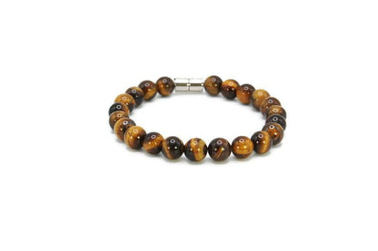 Auras by Osiris Rose Quartz Bracelet - 8mm Healing Crystal for Love, Unisex
