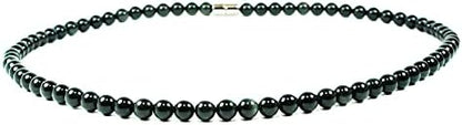 Crystal Necklaces Spiritual Protection Beaded Necklaces for Men/Women 6mm Round Gemstone Crystals and Healing Stones Handmade in USA