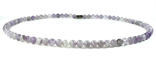 Crystal Protection Necklace – Handmade Beaded Gemstone Jewelry for Men & Women – Healing Stones Necklace Crafted in USA by Master Shaman
