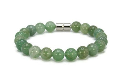 Auras by Osiris Rose Quartz Bracelet - 8mm Healing Crystal for Love, Unisex
