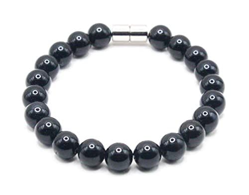 Auras by Osiris Rose Quartz Bracelet - 8mm Healing Crystal for Love, Unisex
