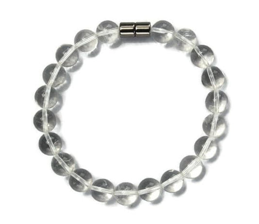 10mm Beaded Bracelets for Men Women Healing Crystal Stone Bracelets Genuine Gemstone Jewelry Easy Lock Clasp