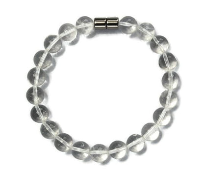 10mm Beaded Bracelets for Men Women Healing Crystal Stone Bracelets Genuine Gemstone Jewelry Easy Lock Clasp