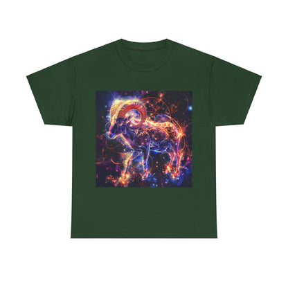 Aries zodiac Unisex Heavy Cotton Tee