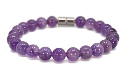 Auras by Osiris Rose Quartz Bracelet - 8mm Healing Crystal for Love, Unisex