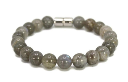Auras by Osiris Rose Quartz Bracelet - 8mm Healing Crystal for Love, Unisex