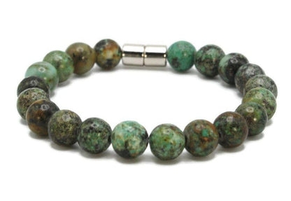 Auras by Osiris Rose Quartz Bracelet - 8mm Healing Crystal for Love, Unisex