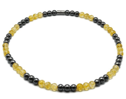 Mens/Womens Jewelry Protection Gemstone Healing Crystal Necklaces Handmade By Master Shaman Made in USA 17/20/25/30 inch 6/8/10/12mm Bead Diameter (20, 01: 6mm Shungite)