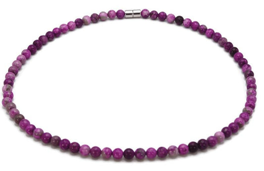 Mens/Womens Jewelry Protection Gemstone Healing Crystal Necklaces Handmade By Master Shaman Made in USA 17/20/25/30 inch 6/8/10/12mm Bead Diameter (20, 01: 6mm Shungite)