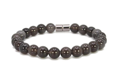 Auras by Osiris Rose Quartz Bracelet - 8mm Healing Crystal for Love, Unisex