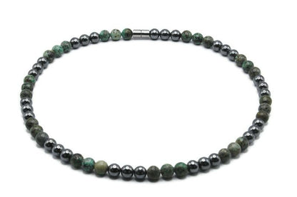 Healing Crystal Jewelry for Men/Women Protection Stone Necklaces Genuine Gemstones 6mm/8mm/10mm Beads 16/18/20/22 Inch Strand