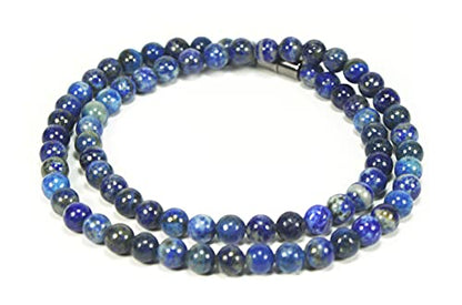 Gemstone Necklaces with Easy Lock Clasp Crystal Healing Talismans Spiritual Protection Jewelry for Men/Women