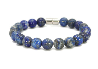 Auras by Osiris Rose Quartz Bracelet - 8mm Healing Crystal for Love, Unisex