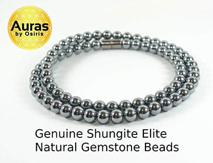 Shungite Necklace for Men & Women – AAA Grade Elite Shungite Protection & Healing Crystal Jewelry