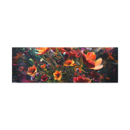 Flower Power Matte Canvas, Stretched, 1.25"