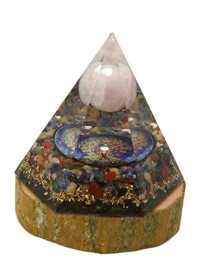Orgone Pyramids Spiritual Crystal Protection EMF Protection Spiritual Decor Office Decor Psychic Gifts Anxiety Relief Items