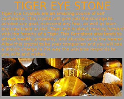 Handmade Tiger Eye & Pyrite Necklace for Men – Prosperity, Grounding & Protection Beaded Mala – 22”