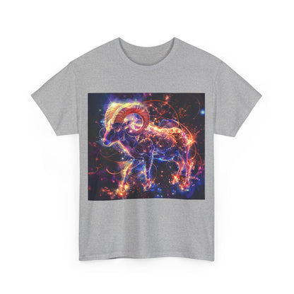 Aries zodiac Unisex Heavy Cotton Tee
